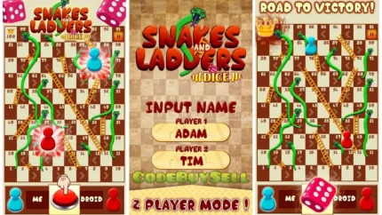 Snakes & Ladders Dice Game - Unity Source Code - CodeBuySell - Buy Unity Game Source Codes