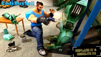 Real Robot Mechanic Workshop Simulator - Unity Source Code - CodeBuySell - Buy Unity Game Source Codes