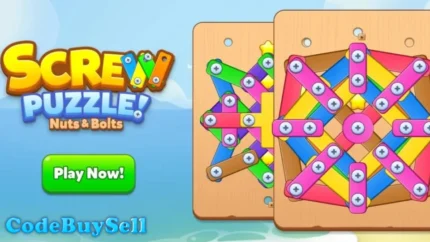 Puzzle Screw Nuts & Bolts - Unity Source Code - CodeBuySell - Buy Unity Game Source Codes