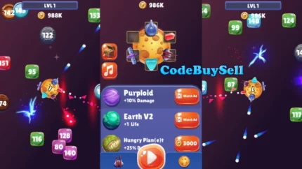 Space Defender Hyper Casual Game - Unity Source Code - CodeBuySell - Buy Unity Game Source Codes