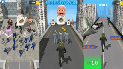 Toilet Monster Battle - Unity Source Code - CodeBuySell - Buy Unity Game Source Codes