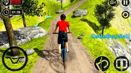 Uphill Bicycle Rider Off Road Cycle Game - Unity Source Code - CodeBuySell - Buy Unity Game Source Codes