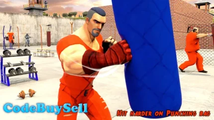 Prison Workout Gym Simulator 3D Body Fitness Game - Unity Source Code - CodeBuySell - Buy Unity Game Source Codes
