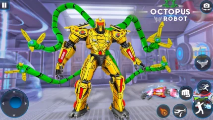 Octopus Robot Car Robot Game - Unity Source Code - CodeBuySell - Buy Unity Game Source Codes