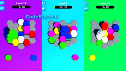 Hexa Sort 3D Puzzle Trending Game - Unity Source Code - CodeBuySell - Buy Unity Game Source Codes