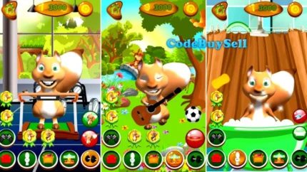 Talking Squirrel - Unity Source Code - CodeBuySell - Buy Unity Game Source Codes