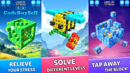 Tap Away Puzzle Game - Unity Source Code - CodeBuySell - Buy Unity Game Source Codes
