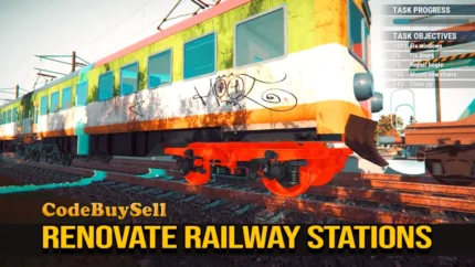 Railway Station Renovation Simulator - Unity Source Code - CodeBuySell - Buy Unity Game Source Codes