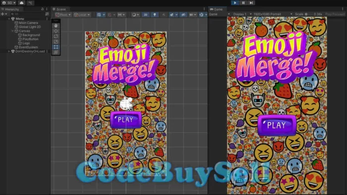 Emoji Merge Puzzle Game - Unity Source Code - CodeBuySell - Buy Unity Game Source Codes