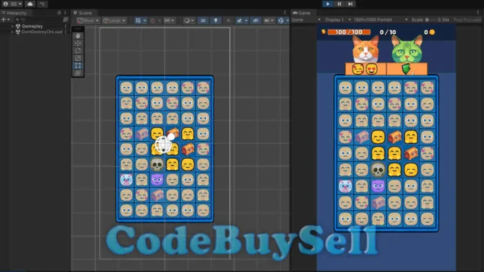 Emoji Merge Puzzle Game - Unity Source Code - CodeBuySell - Buy Unity Game Source Codes