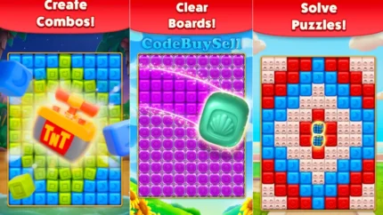 Blast Puzzle Game Giveaway - Free Unity Source Code - CodeBuySell - Buy Unity Game Source Codes