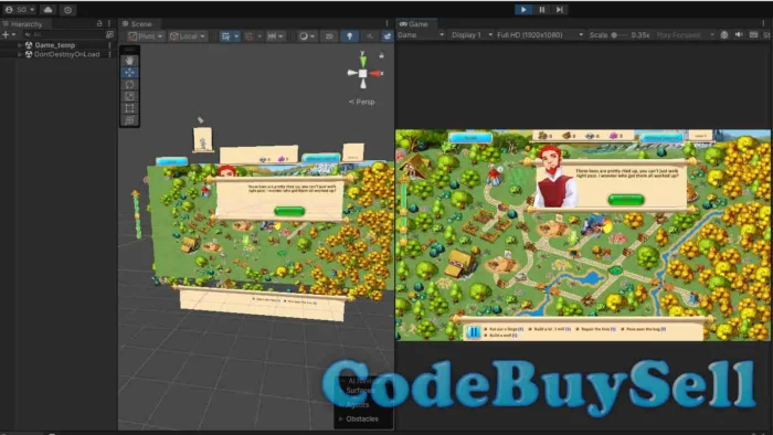Garden Rescue Game Chapter 9 - Unity Source Code - CodeBuySell - Buy Unity Game Source Codes