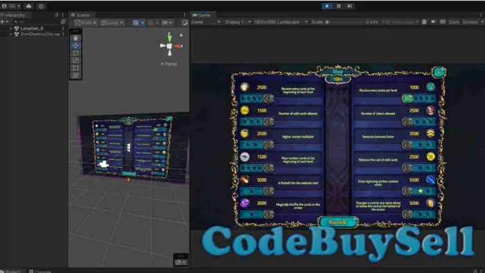 Solitaire Game With Home Design 3 - Unity Source Code - CodeBuySell - Buy Unity Game Source Codes