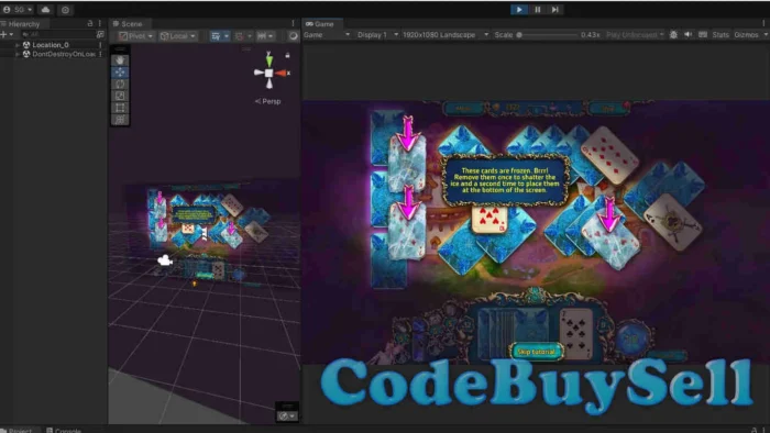 Solitaire Game With Home Design 3 - Unity Source Code - CodeBuySell - Buy Unity Game Source Codes