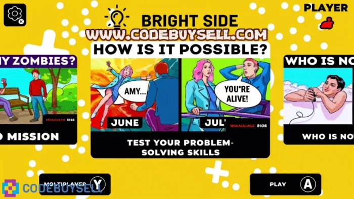 Bright Side: Riddles and Puzzles Game Development - Unity Source Code - CodeBuySell - Buy Unity Game Source Codes