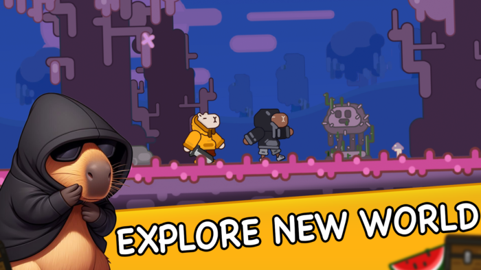 Capybara! Treasure World Rush - Unity Source Code - CodeBuySell - Buy Unity Game Source Codes