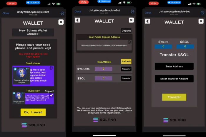 Telegram WebApp Template - Unity Source Code - CodeBuySell - Buy Unity Game Source Codes