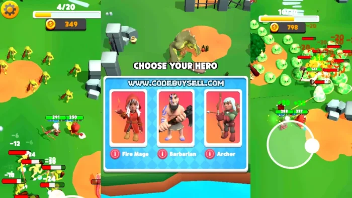 The Heroes - Unity Source Code - CodeBuySell - Buy Unity Game Source Codes