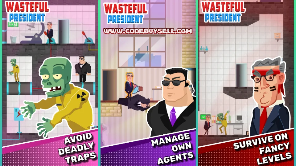 Wasteful President - Unity Source Code - CodeBuySell - Buy Unity Game Source Codes