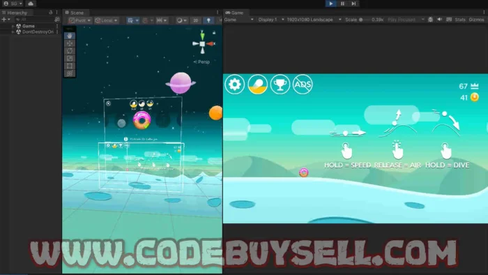 Dune Clone Tiny Wings Complete Project - Unity Source Code - CodeBuySell - Buy Unity Game Source Codes