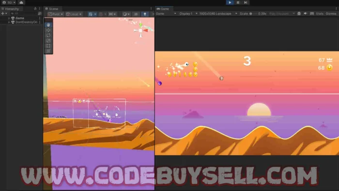 Dune Clone Tiny Wings Complete Project - Unity Source Code - CodeBuySell - Buy Unity Game Source Codes